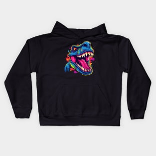 Dinosaur Smiling Kids Hoodie